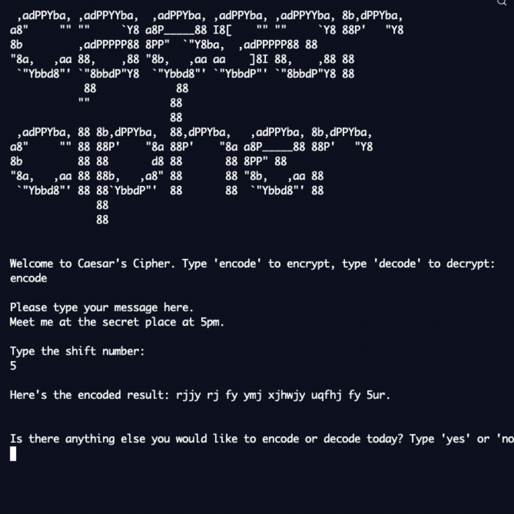Caesar-Cipher