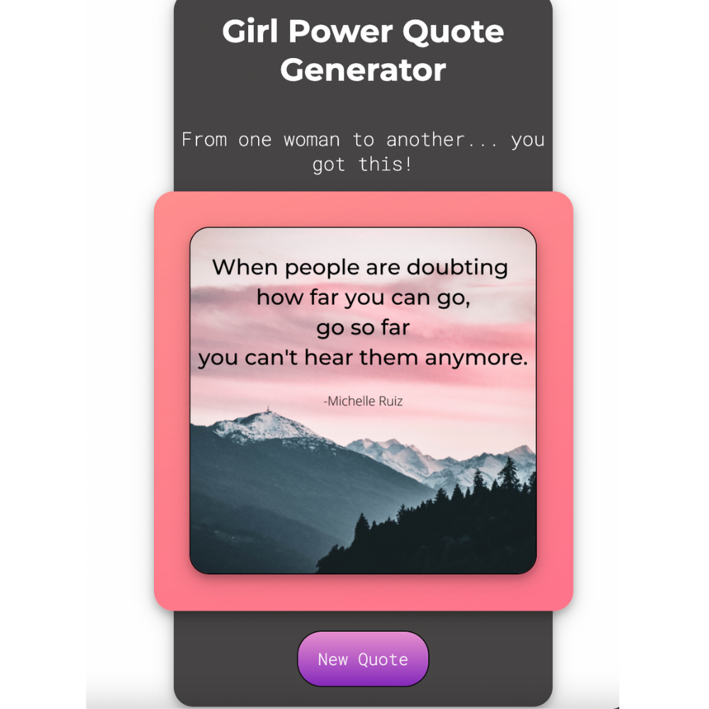 Girl-Power-Quote-Generator
